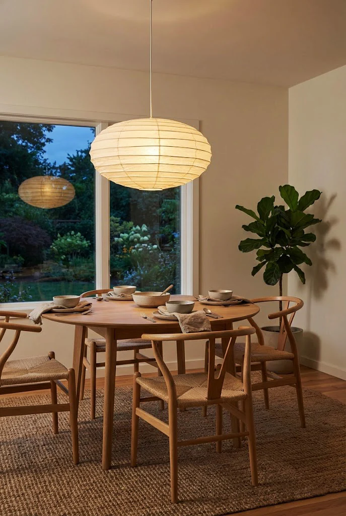 Washi Paper EN Series Pendant Light - Image 3