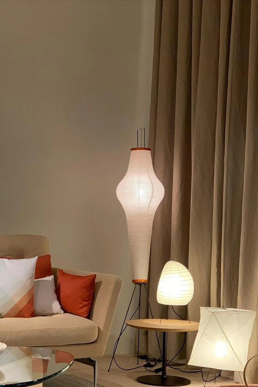 Washi Paper Series Floor Lamp - Image 15
