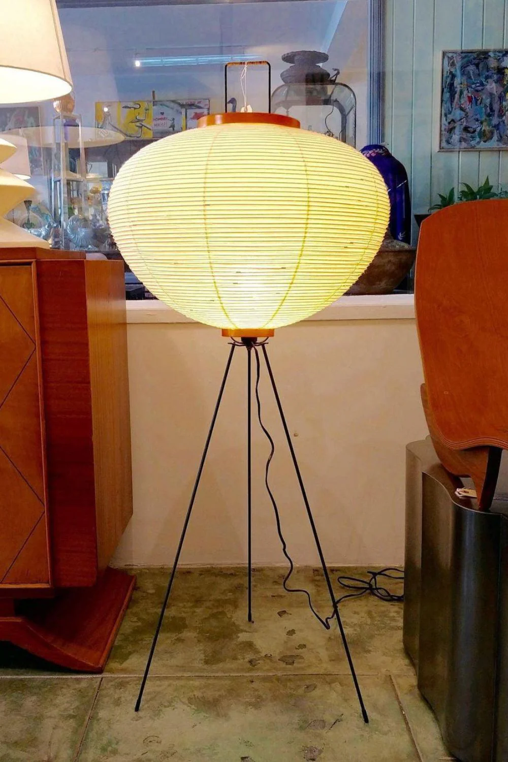 Washi Paper Series Floor Lamp - Image 7