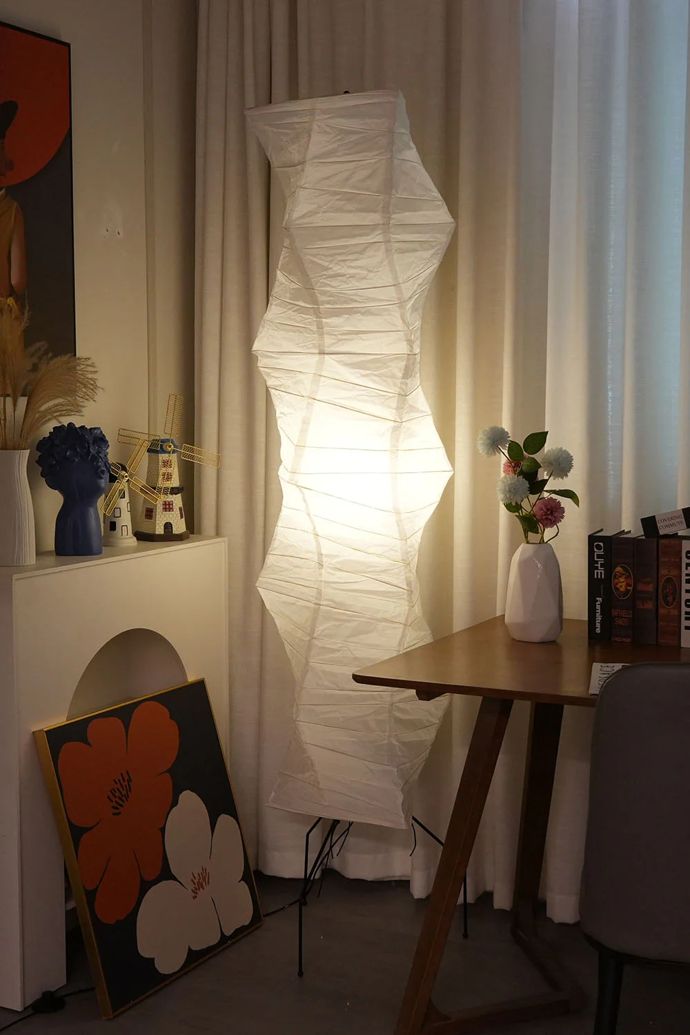 Washi Paper UF4-33N Floor Lamp - Image 31