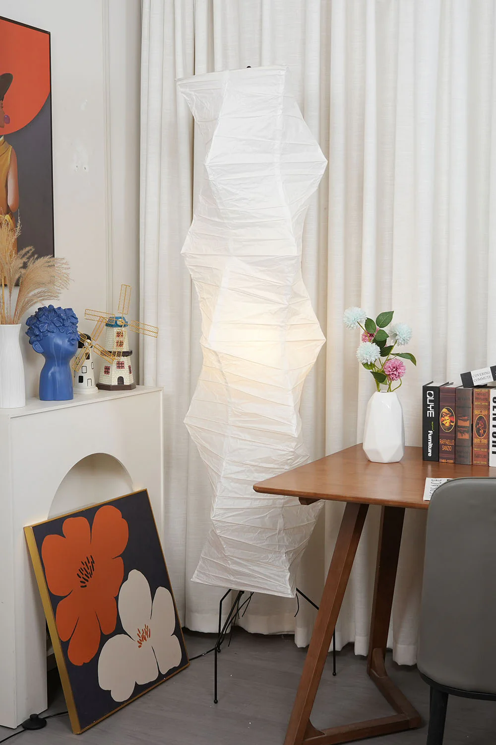 Washi Paper UF4-33N Floor Lamp - Image 33