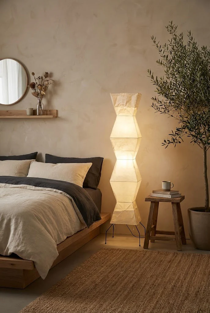 Washi Paper UF4 Floor Lamp - Image 3