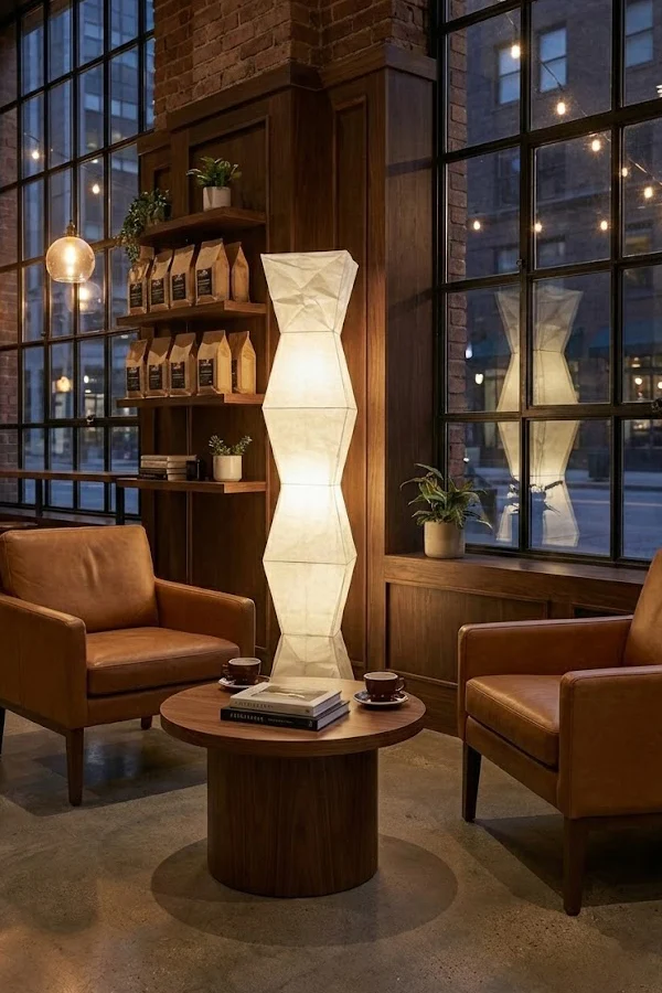 Washi Paper UF4 Floor Lamp - Image 6