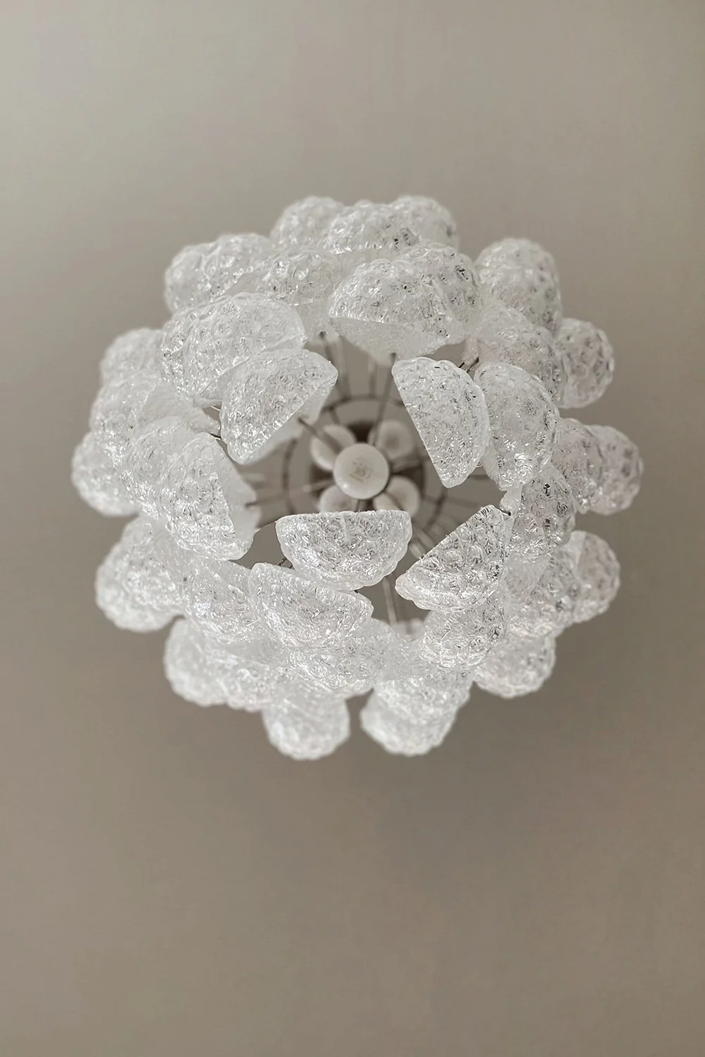 Water Drop Petal Art Glass Chandelier - Image 20