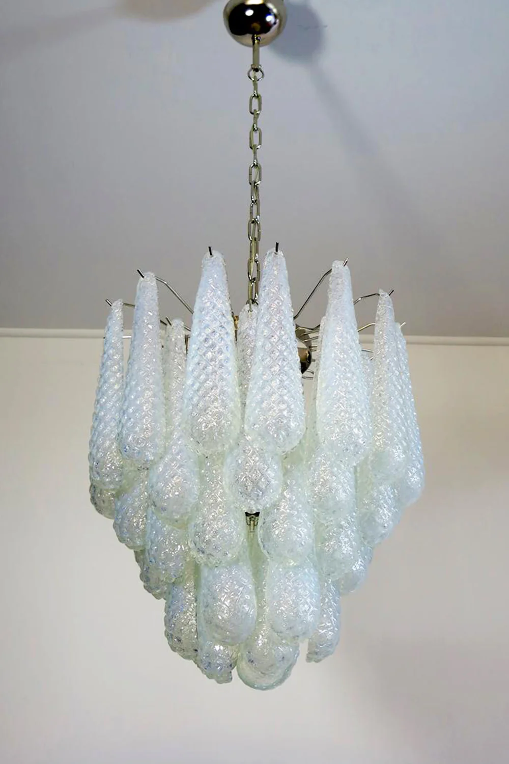 Water Drop Petal Art Glass Chandelier - Image 29