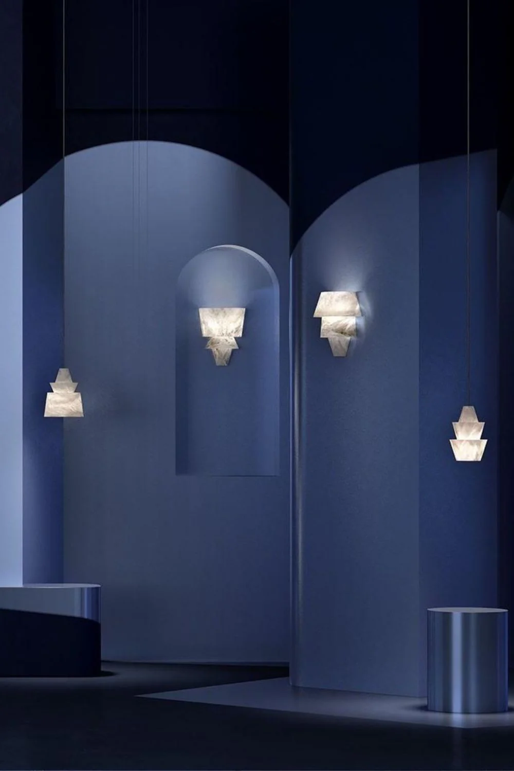 White Alabaster Pendant Light - Image 11