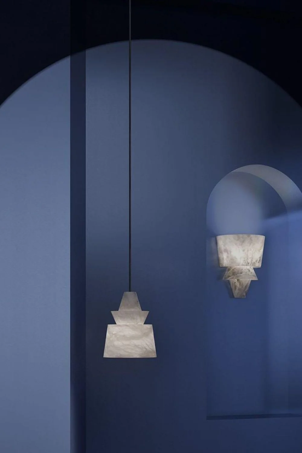 White Alabaster Pendant Light - Image 12