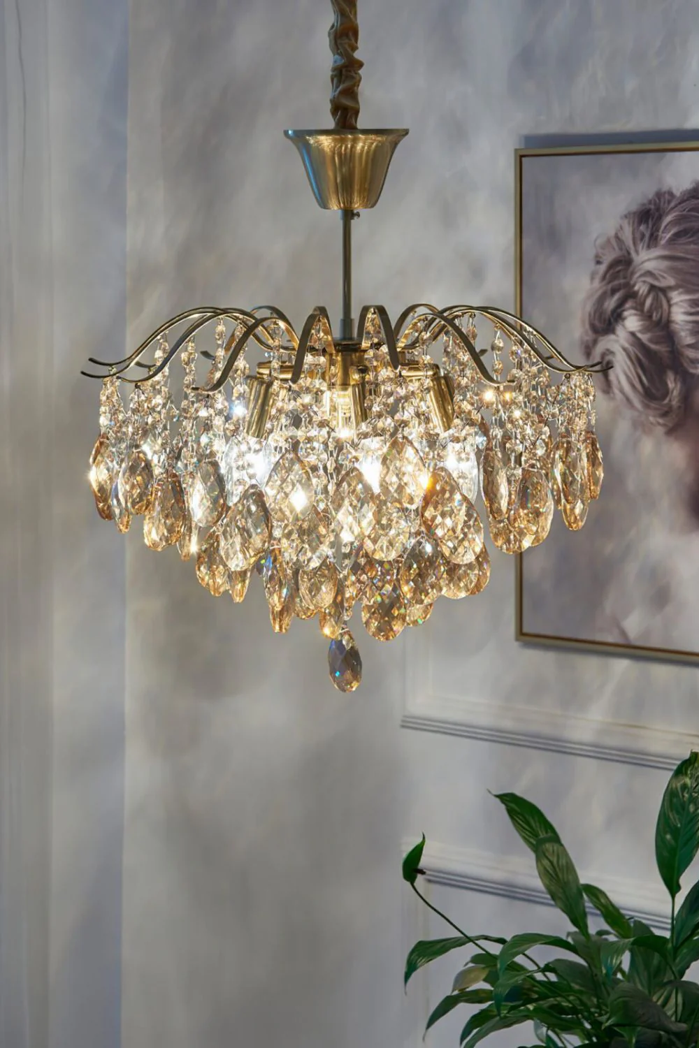 Windchime Crystal Chandelier - Image 5